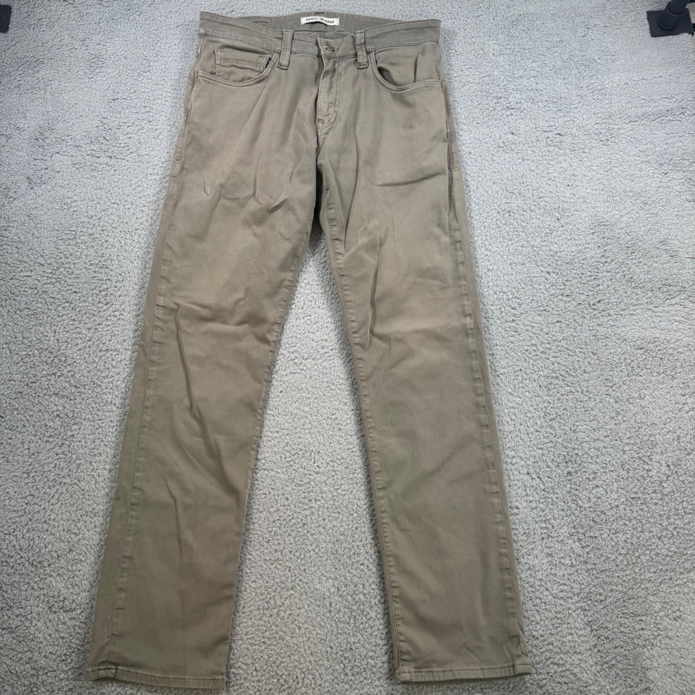Mavi Jeans Zach Mens‎ Brown Chinos Pants Size 32x31 Cotton Blend